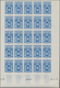 27368 Monaco: 1948/1949, Pictorial Definitives Complete Set Of 13 In IMPERFORATE Blocks Of 25 From Lower M - Neufs
