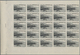 27368 Monaco: 1948/1949, Pictorial Definitives Complete Set Of 13 In IMPERFORATE Blocks Of 25 From Lower M - Ungebraucht