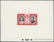 27376 Monaco: 1956, Royal Wedding, Presentation Book Comprising A Mint And A Used Set, Both Bloc Specieux - Neufs