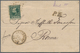 27443 Niederlande: 1865/1897, Lot Of 11 Better Foreign Letters, I.a. 3x 15c Orange (Michel No. 6) Single F - Lettres & Documents