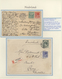 27459 Niederlande: 1924/1941, Comprehensive Specialized Collection Of Definitive Stamps On Exhibition Page - Lettres & Documents