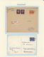 27506 Niederlande - Stempel: 1945/1946, EMERGENCY CANCELLATIONS, Collection With Ca. 30 Covers, Comprising - Marcophilie