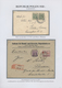 Delcampe - 27702 Polen: 1860/1939, Interssante Ausstellungssammlung "Polnische Postgeschichte" Mit Ca. 110 Briefen, K - Lettres & Documents
