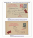 Delcampe - 27717 Polen: 1926/1939, BALLOON MAIL, Specialised Collection Of 56 Balloon Covers/cards, Neatly Arranged O - Lettres & Documents