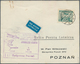 27719 Polen: 1929/1939, Lot Of Four 1st Flight Covers: 1.6.29 Poznan-Gdansk, 1.6.29 Bydgoszcz-Poznan, 27.X - Lettres & Documents