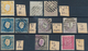 27749 Portugal: 1853/1930 Ca., Collection Of Used Stamps On 6 Small Stockcards, Most Times In Very Good Co - Lettres & Documents