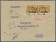 27766 Portugal: 1911/1913, Lot Of Five Better Registered Covers (single Lots) With Attractive Fankings, Ni - Lettres & Documents