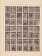 27870 Rumänien: 1893, 1 B. Hellbraun, Ca. 230 Exemplaren Mit POSTHORN-NUMMERNSTEMPEL Von Nr. "1" Bis "165" - Lettres & Documents