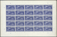 27947 San Marino: 1946, 30l. Blue Express Stamp, Sheet Of 25 Stamps (few Imperfections In Margin) Showing - Nuovi