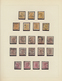 27973 Schweden: 1855/1872, Collection Of 95 Stamps On Album Pages, Showing Some Specialisation Incl. Colou - Neufs