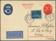 27990 Schweden: 1934/1961, Vielseitige Partie Von Ca. 55 Luftpostbelegen Mit Bedarfspost Und Philatelistis - Neufs