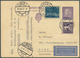 27990 Schweden: 1934/1961, Vielseitige Partie Von Ca. 55 Luftpostbelegen Mit Bedarfspost Und Philatelistis - Neufs