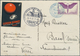 28076 Schweiz: 1909/1976, Schweiz Und Etwas Liechtenstein, Lot Von 213 Ballonpost-Briefen/-Karten, Dabei G - Neufs