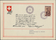 28170 Schweiz - Besonderheiten: 1914/1945: Soldaten-Marken Der Aktivdienst/Vigneten. Eine Marke Auf Briefs - Autres & Non Classés