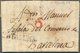 28232 Spanien: 1815/1853, 25 Stampless Letter And Two Fronts Including Some Incoming Mail To Spain. Mostly - Oblitérés