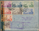 28234 Spanien: 1822/1944, Lot Of Five Better Entires (single Lots), Incl. One Pre-philatelic Cover, Card T - Oblitérés