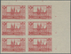 28261 Spanien: 1937, Jacobus Of Compostela 30c. Carmine In A Lot With About 155 IMPERFORATE Stamps Incl. L - Oblitérés