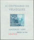 28283 Spanien: 1961, VELAZQUEZ Set Of Four Miniature Sheets In A Lot With About 120 Complete Sets, Mint Ne - Oblitérés