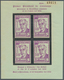 28305 Spanien - Lokalausgaben: 1937, CATALUNA: Accumulation Of Two Different Local 5 Cents Stamps 'PI DE L - Emissions Nationalistes