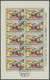 28336 Tschechoslowakei: 1960/1964, Assortment Of Complete Sets Of Mini Sheets: Michel Nos. 1234/39 (Flower - Lettres & Documents