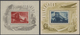 28452 Ungarn: 1945/1988, Comprehensive Mint And Used Accumulation In Three Albums Plus Many Material Mount - Lettres & Documents