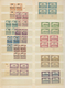 28460 Ungarn - Besetzte Gebiete: Baranya: 1919, Mint Collection Of 41 BLOCKS OF FOUR Incl. A Good Percenta - Baranya