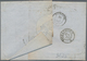 17013 Baden - Marken Und Briefe: 1851, 9 Kr. Schwarz Auf Lilarosa Mit Nummer "87" Auf Faltbriefhülle "Must - Andere & Zonder Classificatie