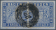 17020 Baden - Marken Und Briefe: 1860, 3 Kr. Wappen, Briefstück Mit Zwei Einzelnen Exemplaren In Der Guten - Autres & Non Classés