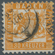 17035 Baden - Marken Und Briefe: 1862, 30 Kr. Lebhaftgelborange, Farbfrisches Exemplar In Dreiseitig Perfe - Sonstige & Ohne Zuordnung