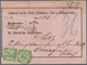 17036 Baden - Marken Und Briefe: 1868, Vordruck-Nachnahme-Quittung Mit Wappen 1 Kr. Lebhaftgrün Im Waagere - Sonstige & Ohne Zuordnung
