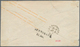 17040 Baden - Ganzsachen: 1867, GA-Umschlag 6 Kr. Ultramarin, Rauhes Papier Mit Aufdruck "Der Löblichen Ge - Autres & Non Classés