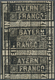 17056 Bayern - Marken Und Briefe: 1849, SCHWARZER EINSER 1 Kreuzer Grauschwarz Von Platte 1 Mit DOPPELDRUC - Andere & Zonder Classificatie