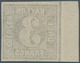 17081 Bayern - Marken Und Briefe: 1849, Probedruck 3 Kreuzer Platte I In Schwarz Statt Blau Ohne Seidenfad - Autres & Non Classés