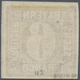 17092 Bayern - Marken Und Briefe: 1849, 6 Kr. Lebhaftbraunorange Platte 1 Mit Seltenem Einzeiler "Charge" - Other & Unclassified