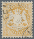 17169 Bayern - Marken Und Briefe: 1875, 10 Kr. Dunkelchromgelb Mit PLATTENFEHLER 'Kratzer Durch'0'der Rech - Other & Unclassified