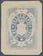 17202 Bayern - Telegrafenmarken: 1870, 14 Kr. / 50 C. Violettgrau (statt Blau), Ungezähnter Vorlagedruck, - Other & Unclassified