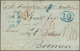 17261 Bremen - Vorphilatelie: 1848, Incoming Mail, USA: Faltbrief Mit Blauem K1 BALTIMORE, JUN 26, Zusamme - Prephilately