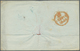 17261 Bremen - Vorphilatelie: 1848, Incoming Mail, USA: Faltbrief Mit Blauem K1 BALTIMORE, JUN 26, Zusamme - Vorphilatelie