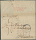 17287 Hamburg - Vorphilatelie: 1829, Faltbrief Aus HAMBURG Nach Haarlem, Holland. Handschriftlicher Vermer - Prephilately