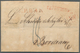 17306 Hannover - Vorphilatelie: 1831, Faltbrief Mit Rotem L1 PAPENBURG Mit Separatem Datumsstempel Nach Bo - Vorphilatelie