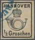 17311 Hannover - Marken Und Briefe: 1860,  1/2 Gr. Schwarz, Weiße Gummierung, Breitrandiges Farbfrisches K - Hanover