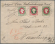 17325 Helgoland - Marken Und Briefe: 1875, Viktoria 1½P/10Pf., 3P/25Pf. Und 6P/50Pf. Auf Sehr Seltenem BED - Heligoland