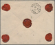 17325 Helgoland - Marken Und Briefe: 1875, Viktoria 1½P/10Pf., 3P/25Pf. Und 6P/50Pf. Auf Sehr Seltenem BED - Heligoland