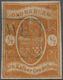 17362 Oldenburg - Marken Und Briefe: 1859, 1/2 Gr. Braunorange Mit Plattenfehler "Oberrand Eingedellt Und - Oldenburg