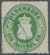 17370 Oldenburg - Marken Und Briefe: 1887, 1/3 Gr. Gelblichgrün, Gestempelt, Oben Ca. 1,5 Mm Einriß, Desha - Oldenburg