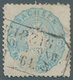 17452 Sachsen - Marken Und Briefe: 1863,  5 Ngr Blaugrau Sauber Entwertet Mit Ra3 ''LEIPZIG...DRESD:BAHNH." - Sachsen