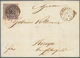17529 Württemberg - Marken Und Briefe: 1851, Ziffern 9 Kr. Schwarz Auf B-Papierfarbe Lebhaftrosa Auf Faltb - Other & Unclassified