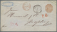 17667 Württemberg - Ganzsachen: 1867, 9 Kr Gelbbraun GSU Von VAIHINGEN, 28/5 67, Vs. Roter L1 "P.D." Und R - Sonstige & Ohne Zuordnung