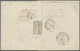 17837 Deutsches Reich - Brustschild: 1872, 6 X 1/2 Gr Orange (waager. Dreierstreifen U. 3 Einzelmarken), A - Unused Stamps
