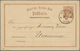 17883 Deutsches Reich - Brustschild: 1875, Fünf Brustschild-Marken Ein Brief Und Drei GA Mit Reichspost-No - Unused Stamps